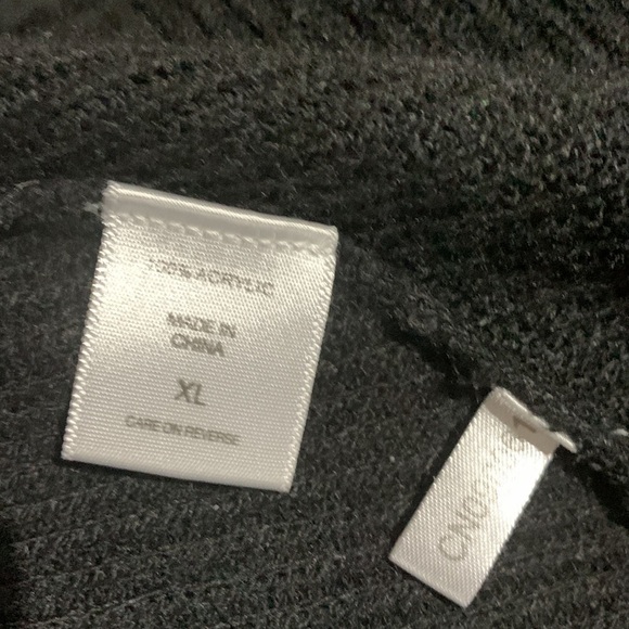 New York & Company outfit black sweater size XL curvy boot cut jeans size 12 - Picture 15 of 15